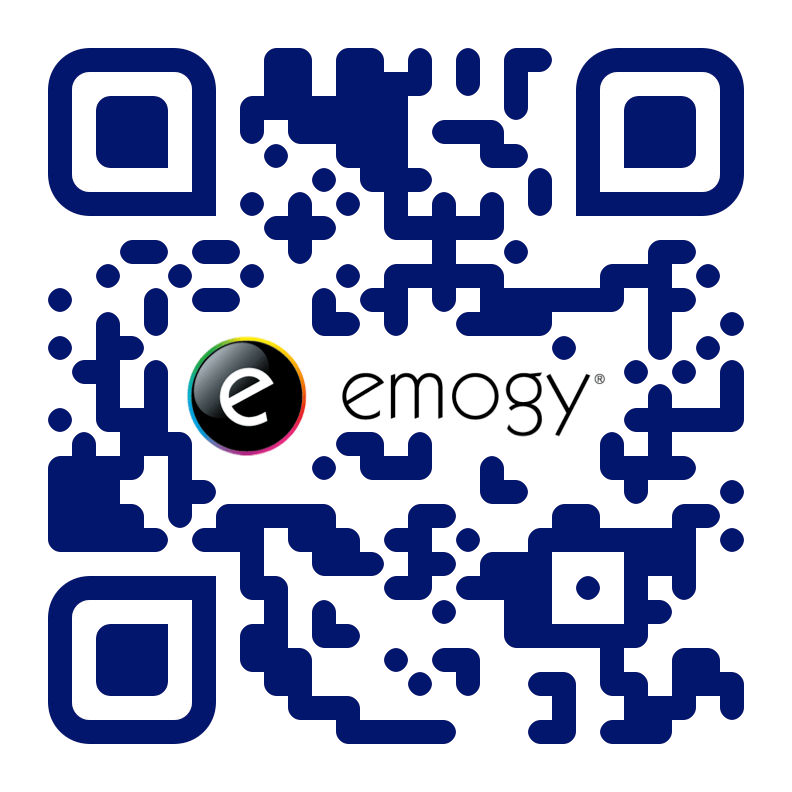 QR blauw