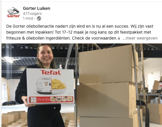B2B actie of campagne via social media