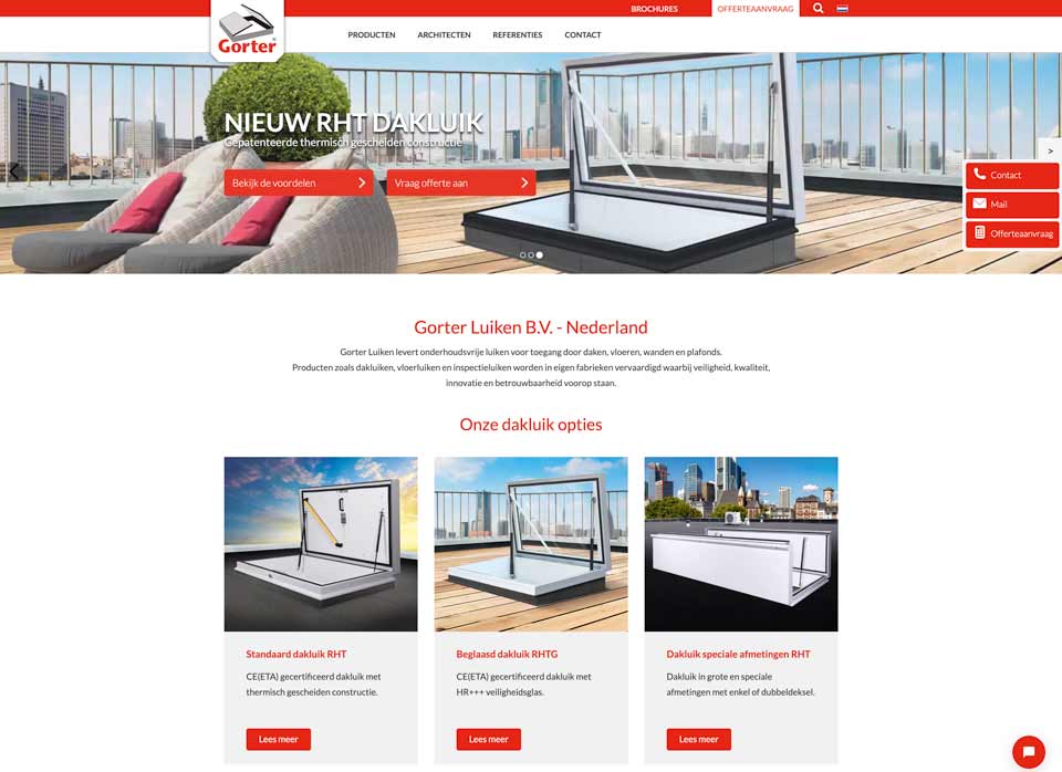 Gorter Group website update