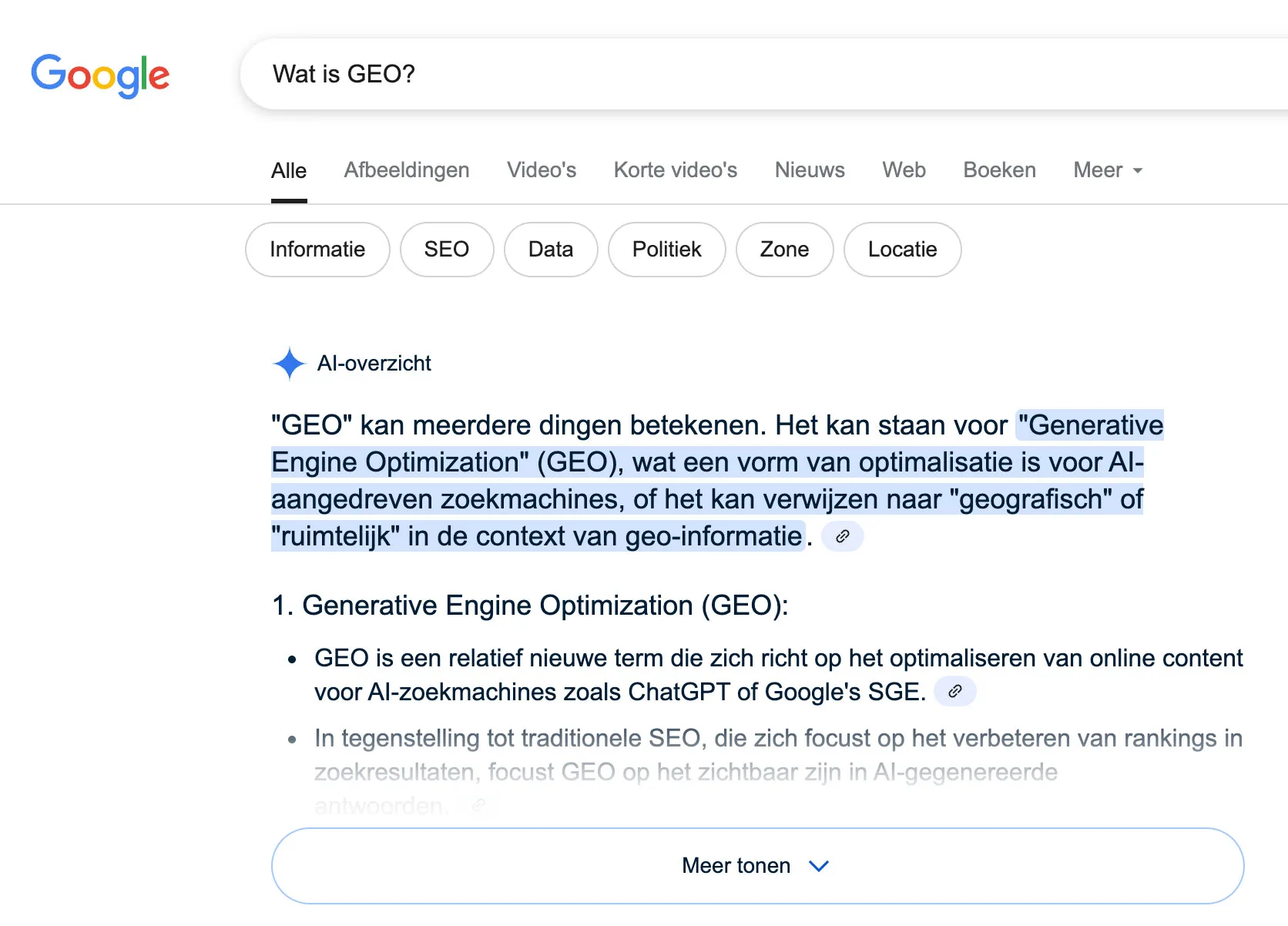 wat is geo